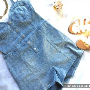 Jessica Simpson Denim Romper